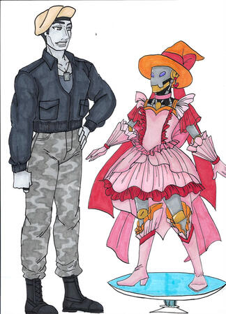OC Design Commission (Displayed with Permission) Copic on Bristol