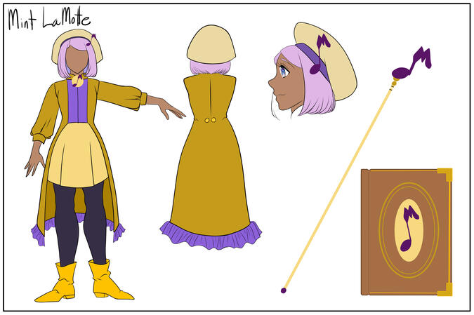Character Design Commission for Custom Doll Creation (Displayed with Permission) Digital (Clip Studio)